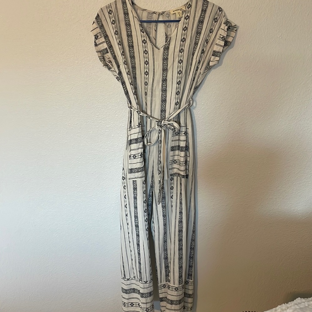 Aztec capri midi romper